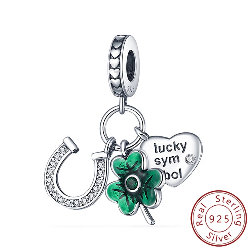 Charms 925 Sterling Silver Luminous Firefly Chameleon Aircraft Luggage Fit Original Bracelet Women Pendant Bead Jewelry Hot Gift