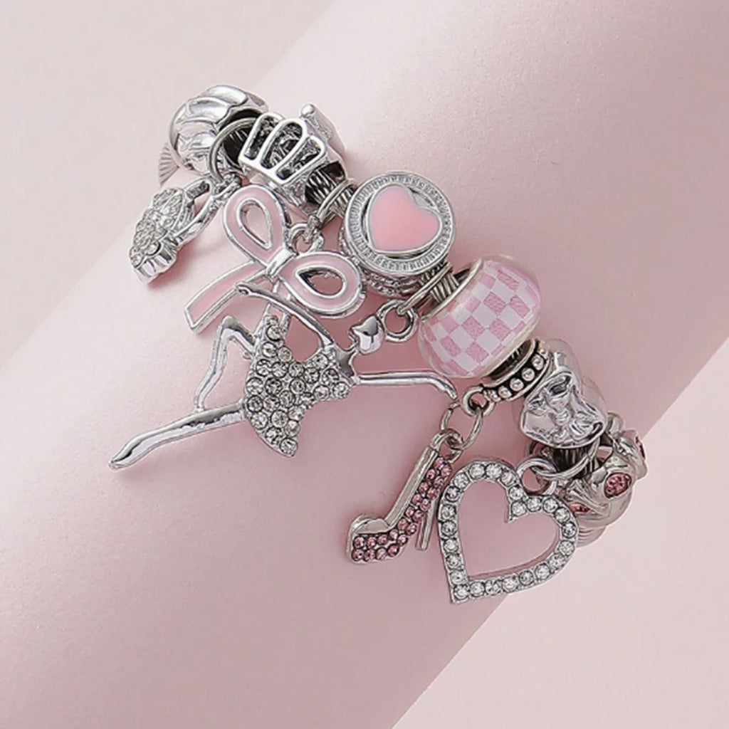 1PC Women's Fashion Trendy Bow Heart Bracelet Jewelry Accessories Suitable for Date, Party, Festival Gifts-50401