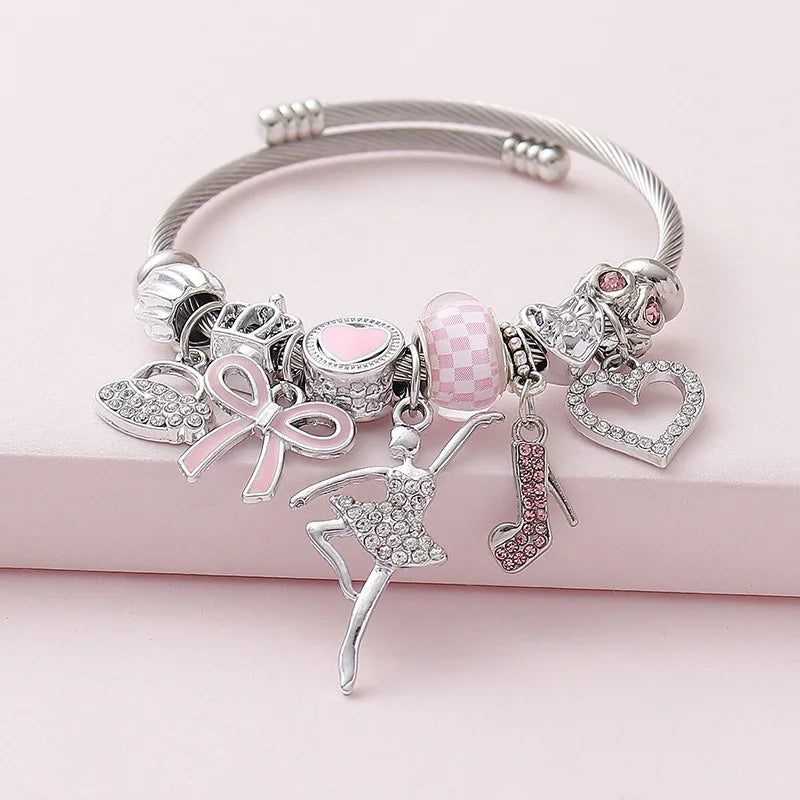 1PC Women's Fashion Trendy Bow Heart Bracelet Jewelry Accessories Suitable for Date, Party, Festival Gifts-50401