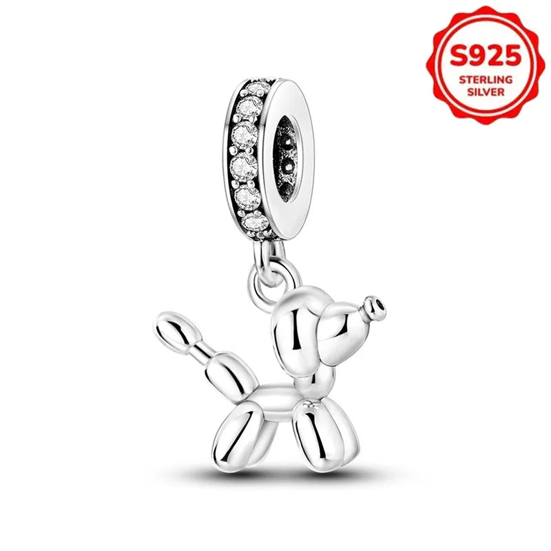 Charms 925 Sterling Silver Luminous Firefly Chameleon Aircraft Luggage Fit Original Bracelet Women Pendant Bead Jewelry Hot Gift