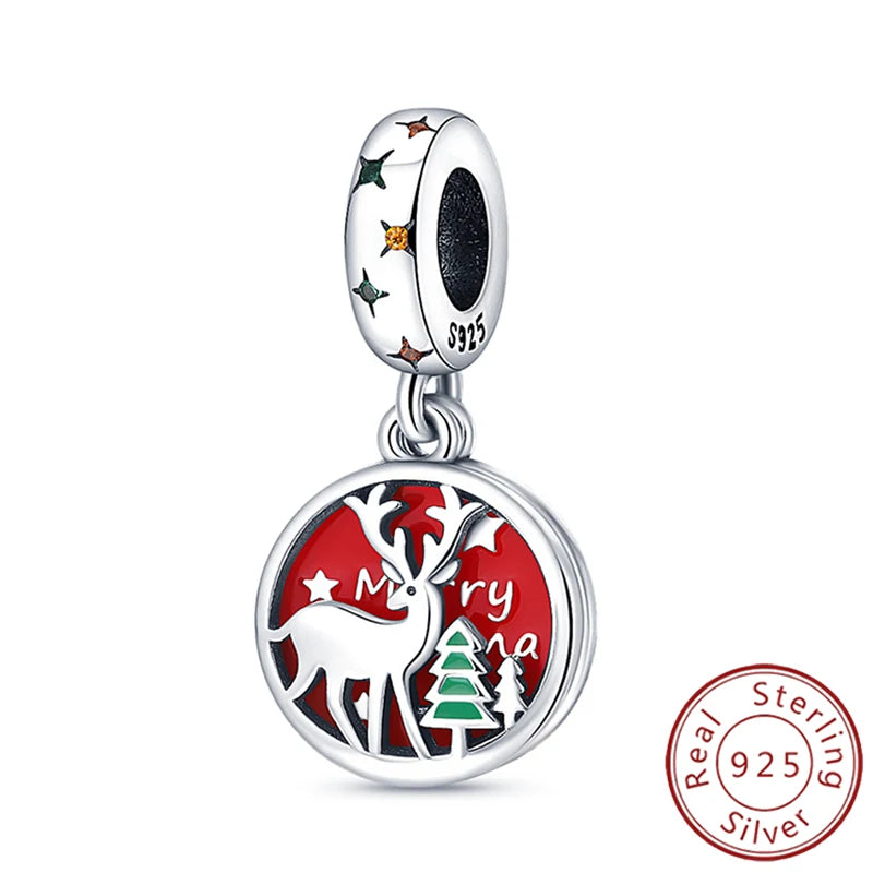 Charms 925 Sterling Silver Luminous Firefly Chameleon Aircraft Luggage Fit Original Bracelet Women Pendant Bead Jewelry Hot Gift