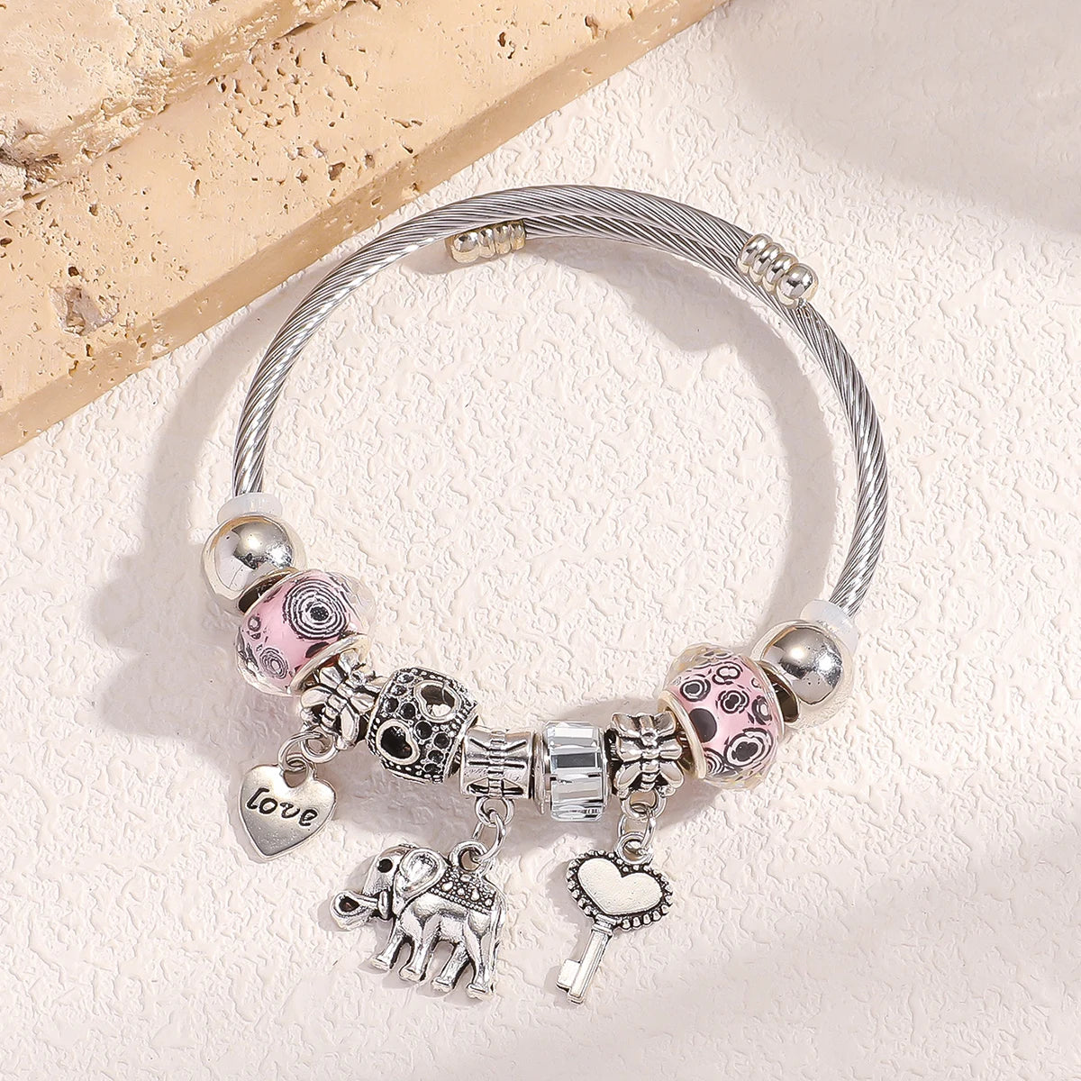1PC Women's Fashion Trendy Bow Heart Bracelet Jewelry Accessories Suitable for Date, Party, Festival Gifts-50401