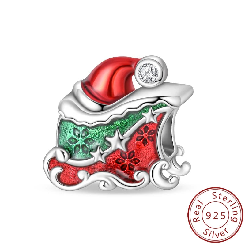 Charms 925 Sterling Silver Luminous Firefly Chameleon Aircraft Luggage Fit Original Bracelet Women Pendant Bead Jewelry Hot Gift
