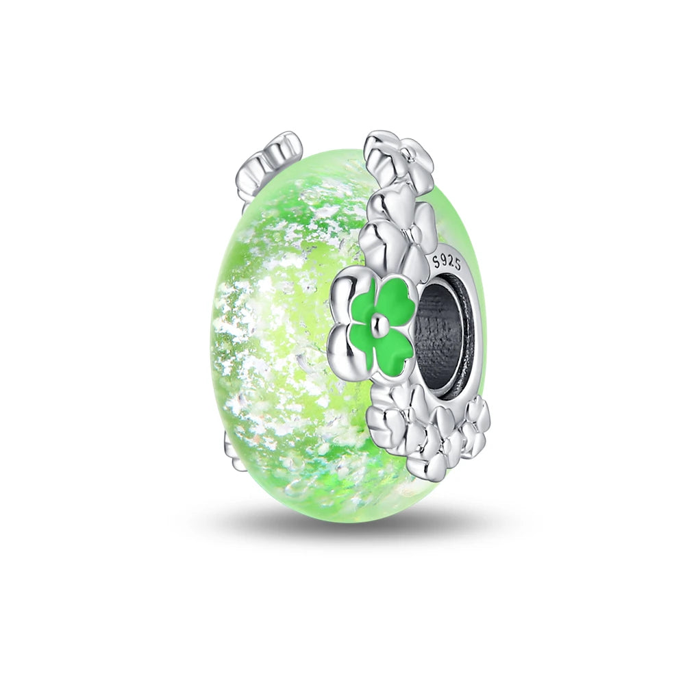 Charms 925 Sterling Silver Colorful Glass Series Pendant Beads Fit Original Bracelet Necklace DIY Women‘s Birthday Jewelry Gift