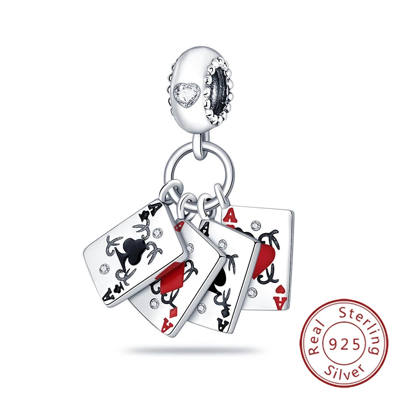 Charms 925 Sterling Silver Luminous Firefly Chameleon Aircraft Luggage Fit Original Bracelet Women Pendant Bead Jewelry Hot Gift