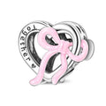 New 925 Sterling Silver Pink Concentric Knot Charms Beads Fit Original Bracelet DIY Women Exquisite Birthday Party Jewelry Gifts
