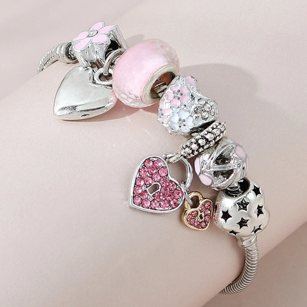 1PC Women's Fashion Trendy Bow Heart Bracelet Jewelry Accessories Suitable for Date, Party, Festival Gifts-50401