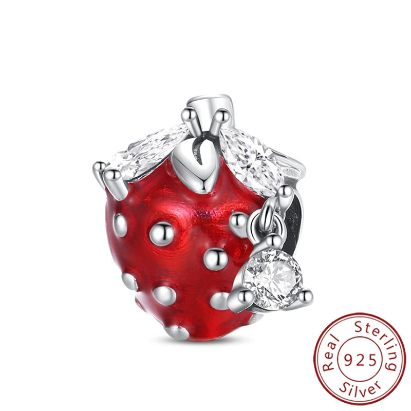 Charms 925 Sterling Silver Luminous Firefly Chameleon Aircraft Luggage Fit Original Bracelet Women Pendant Bead Jewelry Hot Gift