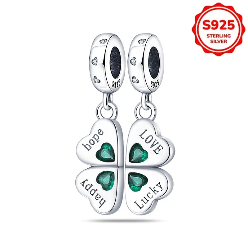 Charms 925 Sterling Silver Luminous Firefly Chameleon Aircraft Luggage Fit Original Bracelet Women Pendant Bead Jewelry Hot Gift