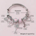 Women's Fashion Trendy Bow Heart Bracelet Jewelry Accessories Suitable For Date, Party, Festival Gifts